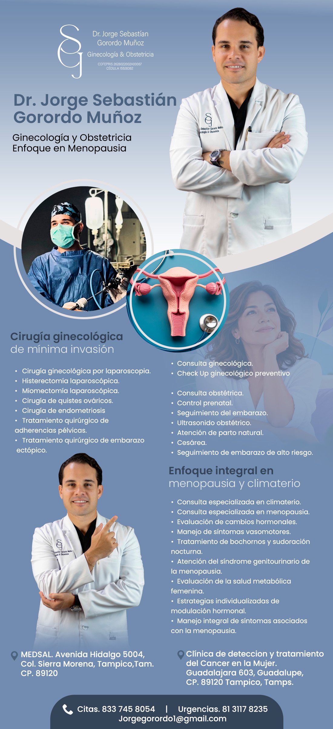Dr. Jorge Sebastián Gorordo Muñoz Ginecólogo en Tampico